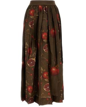 Uma Wang Maxi Skirts - Bruin