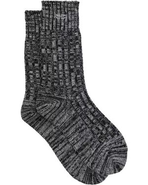 Ganni Chunky Baumwollsocken - Grau