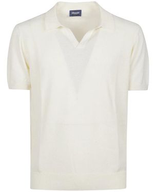 Drumohr Polo Shirts - White