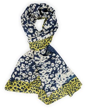 Marc Cain Silky Scarves - Blu