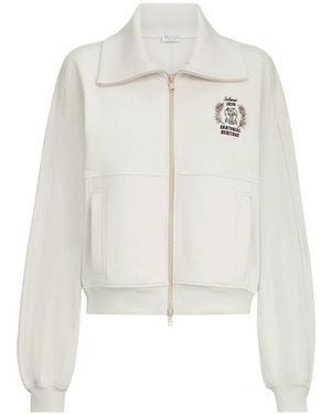 Brunello Cucinelli Zip-Throughs - White