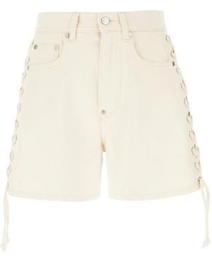 Stella McCartney Denim Shorts - Natural