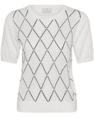 Kaffe Round-Neck Knitwear - Gris