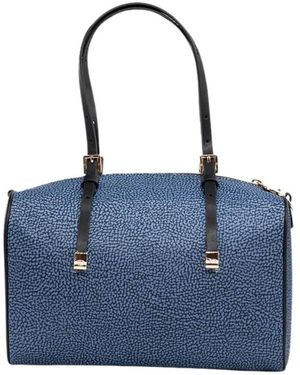 Borbonese Nylon Handtas - Blauw