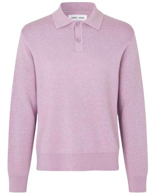 Samsøe & Samsøe Polo Shirts - Morado
