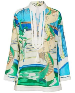 Tory Burch Tassel Tunic - Blauw