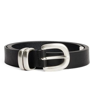 By Malene Birger Leren Riem Zoilo - Zwart