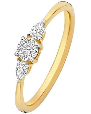 Isabel Bernard Accessoires ,Geel ,De La Paix Nancy Ring - Metallic