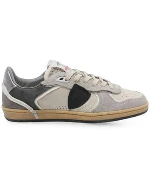 Philippe Model Schoenen ,Veelkleurig ,Sneakers - Grijs