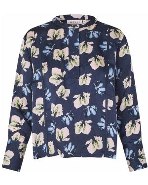 Masai Blouse Met Lange Mouwen - Blauw