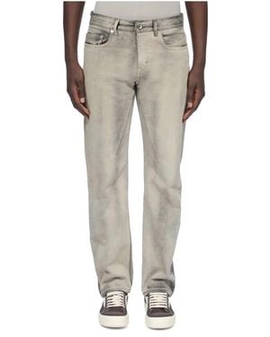 Rick Owens Jeans ,Grijs ,Katoen Fog Cut Jeans