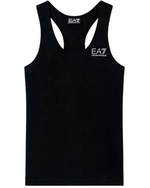 EA7 Sleeveless Tops - Black