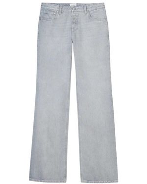 Closed Jeans ,Grijs ,Denim Wide Fit Denim Jeans