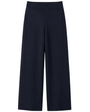 Max Mara Broeken ,Blauw ,Wijde Broek