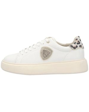 Blauer Trainers - White