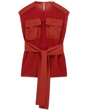 JOSEPH Kniza Blouse - Rood