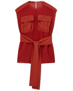 JOSEPH Kniza Bluse - Rot