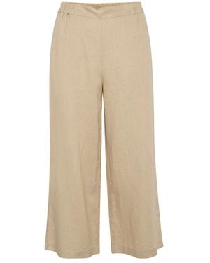 Part Two Cropped Trousers - Natural