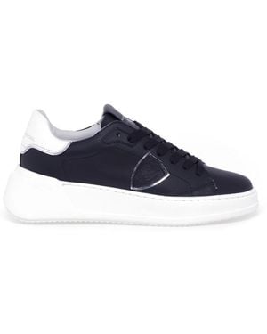 Philippe Model Tres Temple Sneaker - Blau