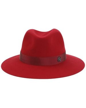 Maison Michel Accessoires ,Rood ,Henrietta Hoed