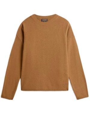 Woolrich Rundhals-Pullover - Braun