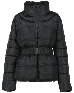Twinset Jassen ,Zwart ,Tule Puffer Jacket