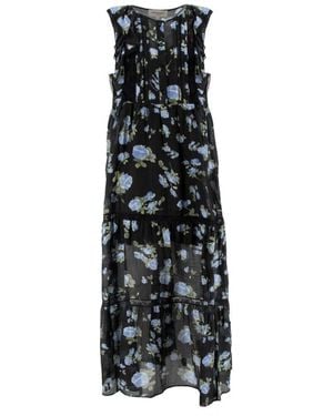 Ermanno Scervino Elegantes Ärmelloses Spitzenkleid - Schwarz