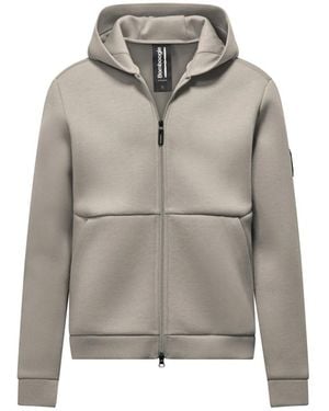 Bomboogie Polyester-Viscose Windproof Hooded Jacket - Gray