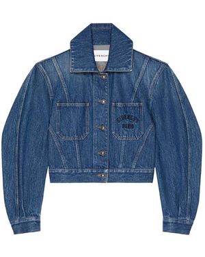 Givenchy Jassen ,Blauw ,Katoen Cocoon Jacket