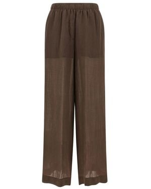 Nude Wide Pants - Brown