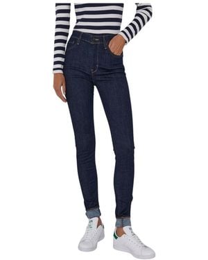 Levi's 720 High Rise Super Skinny Jeans - Blauw