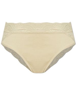 Hanro Ondergoed ,Groen ,Katoen Midi Slip - Naturel