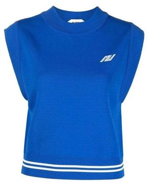 Autry Nylon Steppweste Mit Reißverschluss - Blau