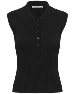 Gestuz Tops ,Zwart ,Katoen Gzdrew Poloshirt