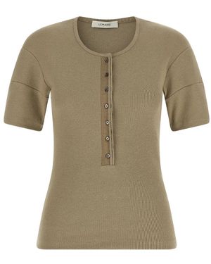 Lemaire Round-Neck Knitwear - Green