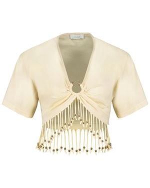 Rabanne T-Shirts - Natural