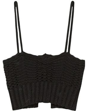 forte_forte Sleeveless Tops - Black