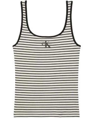 Calvin Klein Sleeveless Tops - Negro