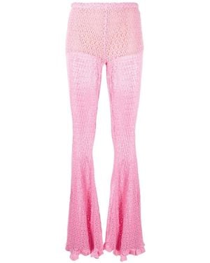 Blumarine Pantalone Maglia - Roze