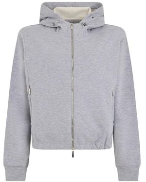 Moorer Liria Hooded Sweatshirt - Grijs