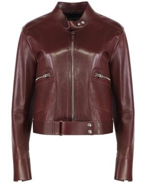 Tom Ford Leather Jackets - Brown