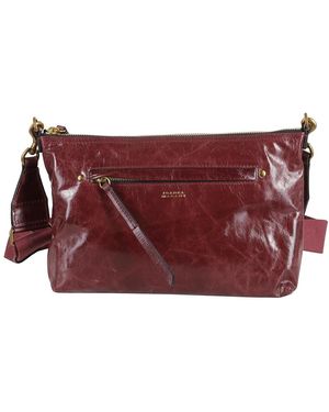 Isabel Marant Schwarze Nessah Gz Schultertasche - Rot