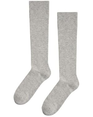 Wolford Kniestrümpfe Aus Baumwollmischung - Grau