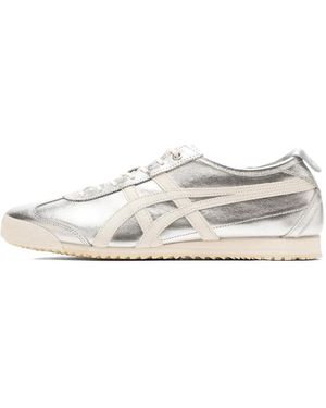 Onitsuka Tiger Silber Off Klassische Sneakers - Weiß