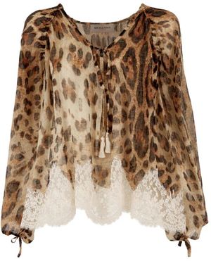 Ermanno Scervino Blouses - Brown