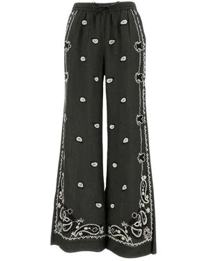 P.A.R.O.S.H. Wide Trousers - Negro