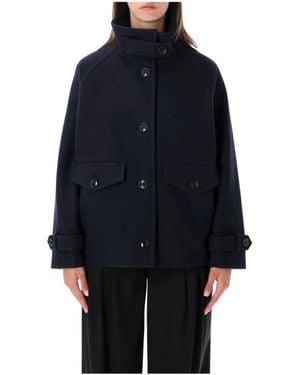 Sessun Single-Breasted Coats - Blue