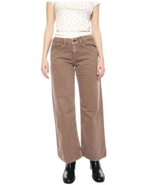 Levi's Low Loose Good Grades Tencel Hose - Braun