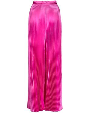 L'idée Fuchsia plissierte hose l'idée - Pink