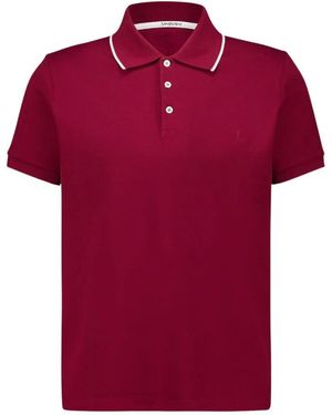 Saint Laurent Polo Shirts - Rojo